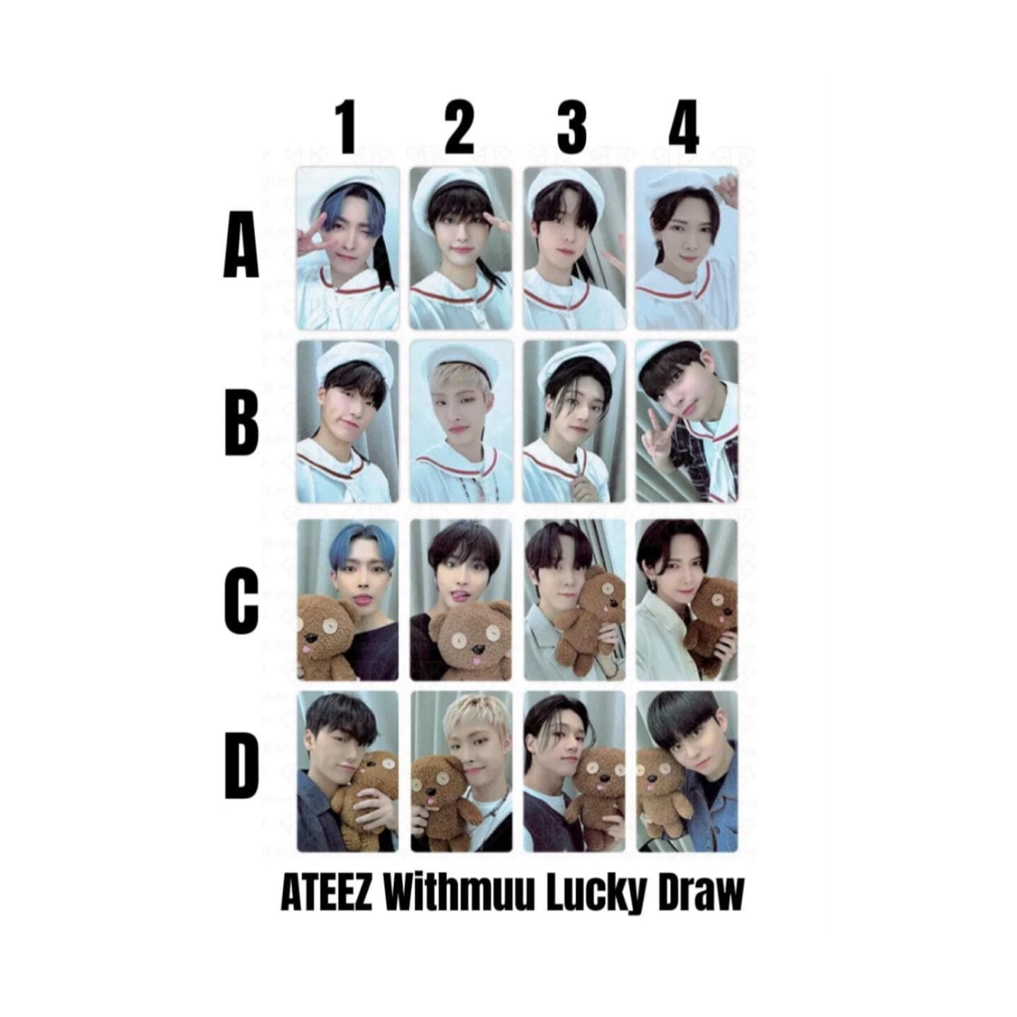 ATEEZ [official] Withmuu Lucky Draw POB Bouncy World Outlaw San
