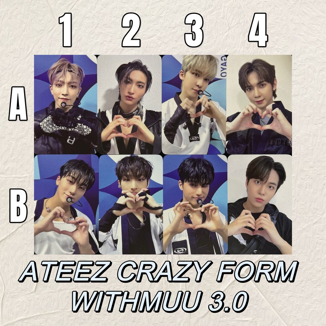 ATEEZ WILL withmuu ねこハート 全員 コンプ トレカ 【公式通販】
