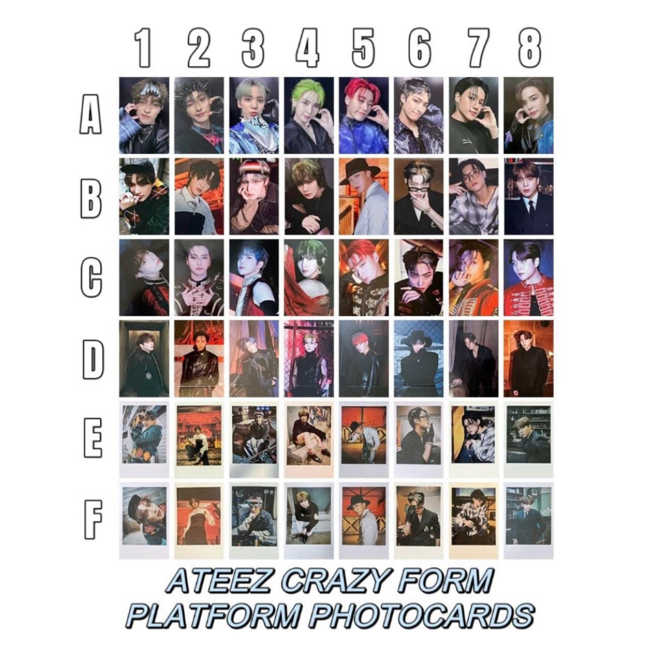 ATEEZ [official] Crazy Form Platform Photocard Ep.fin : Will Album