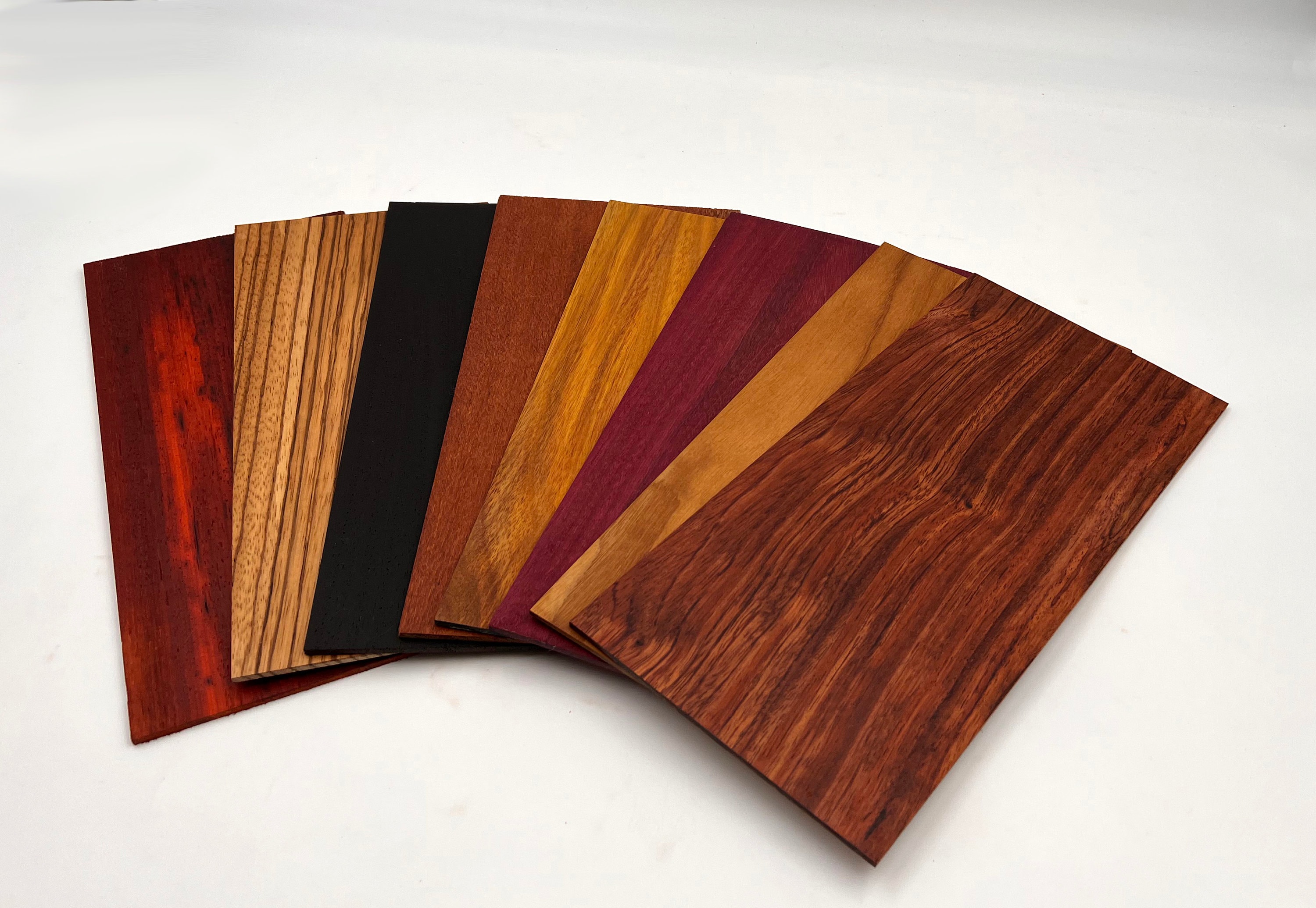 Exotic Hardwood Variety Pack: 1/8