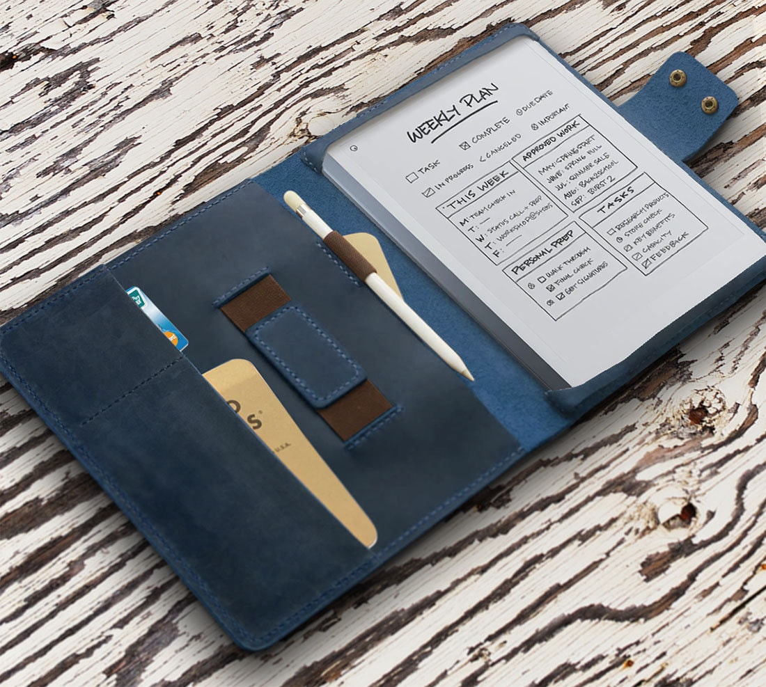 Personalized Leather Compatible With Remarkable Paper Pro Move