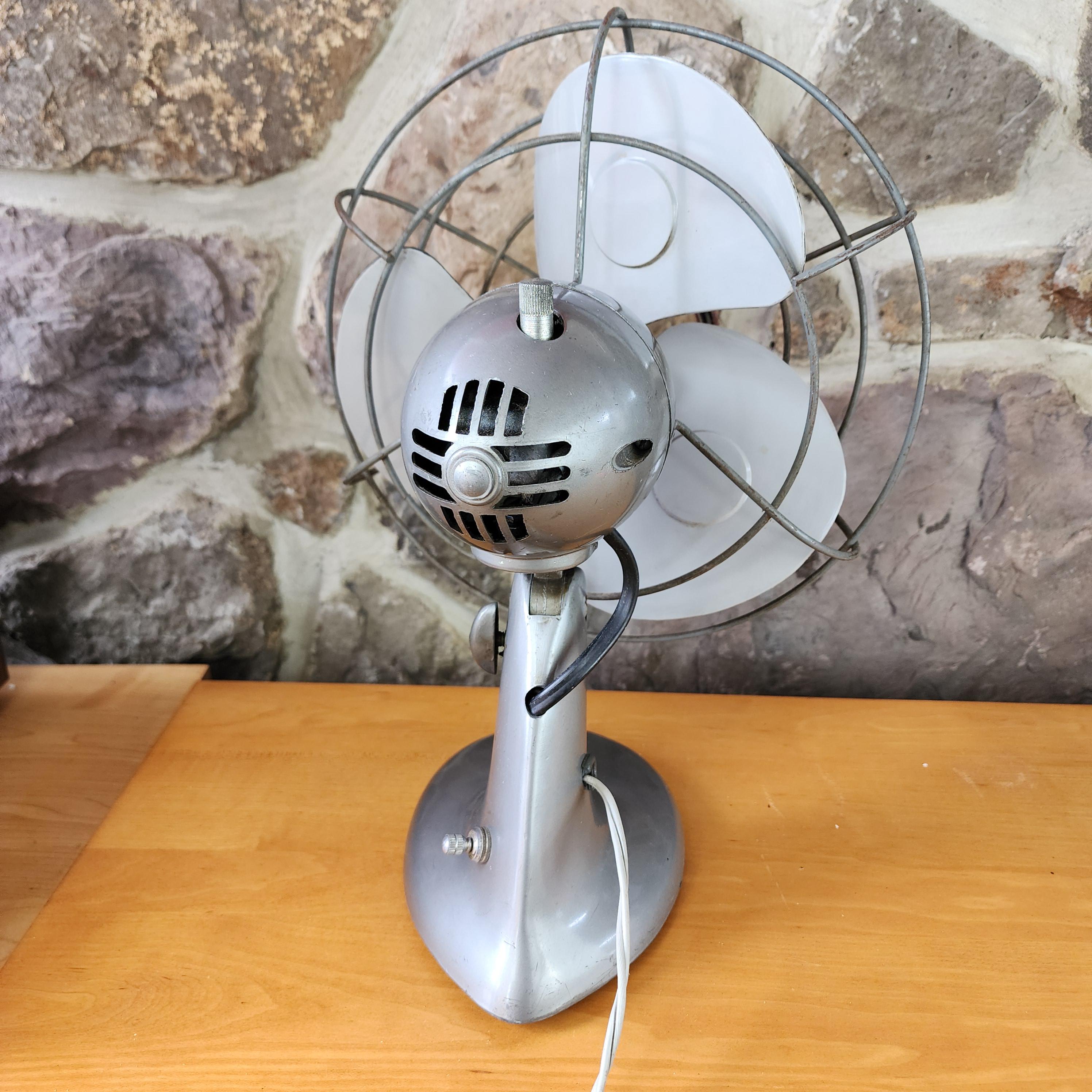1950s Vintage Art Deco Westinghouse Fan, Y-4627, 2 Speed