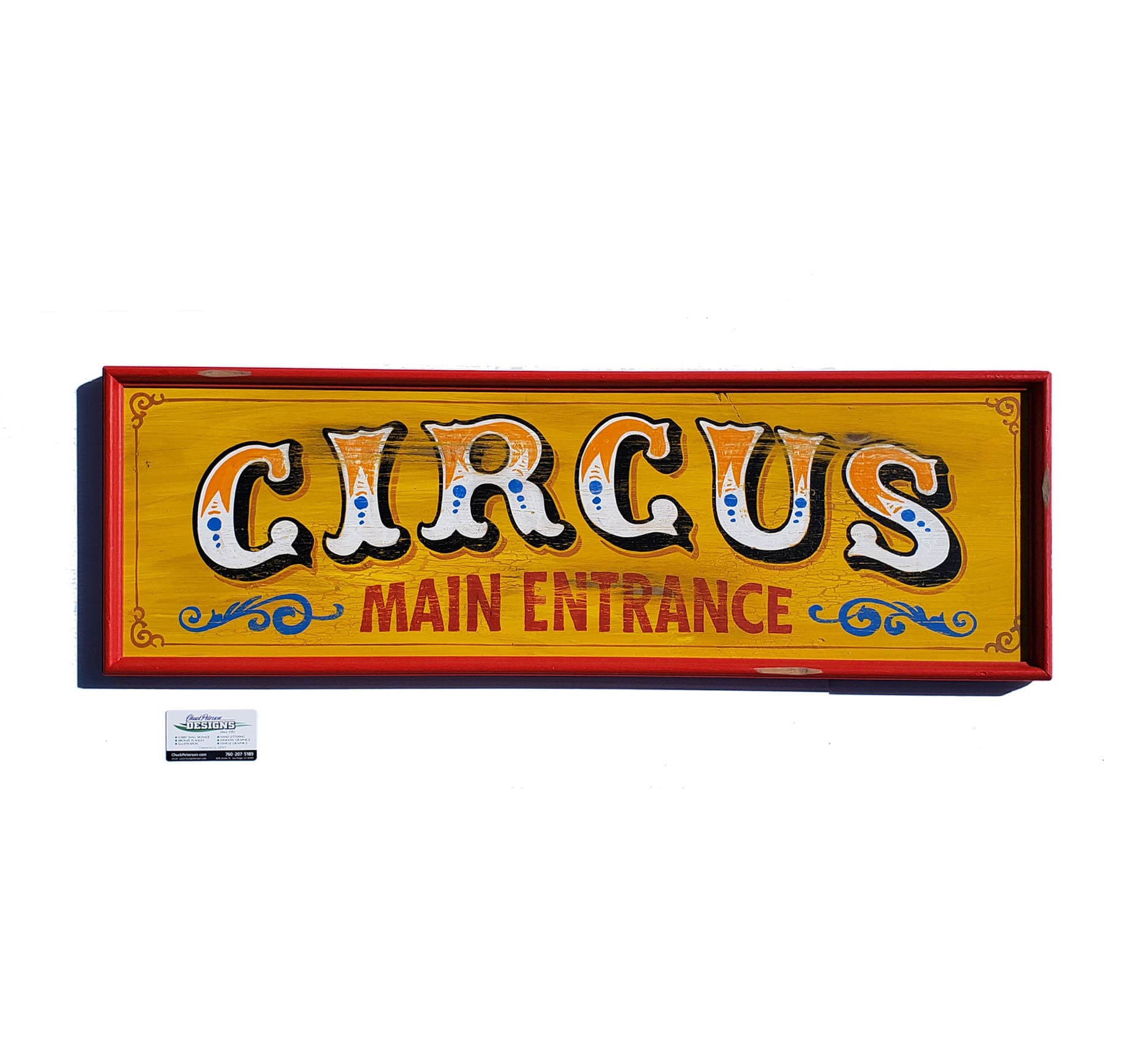 Circus Main Entrance Carnival Sign Hand Painted - Etsy