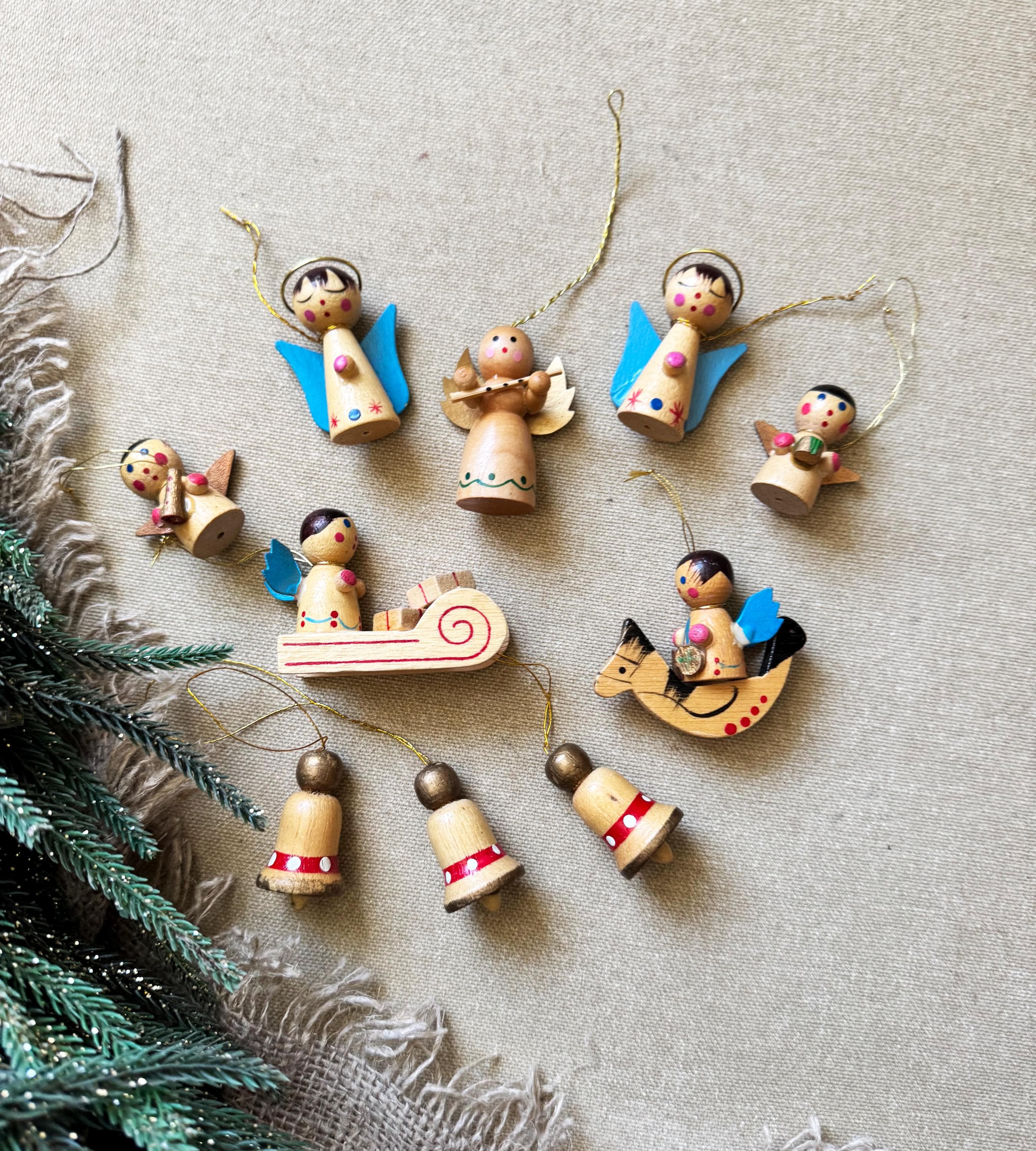 エルツ山地のクリスマスオーナメント：ドイツの木製ホリデー