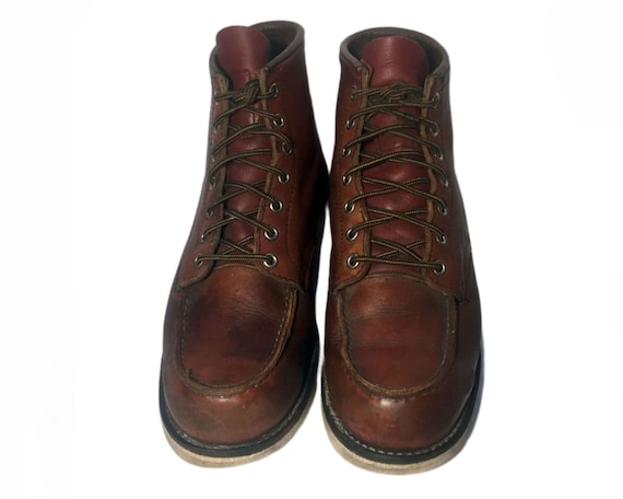 RED WING® 8131 CLASSIC Toe Brown Leather Lace up Boots Men's Size