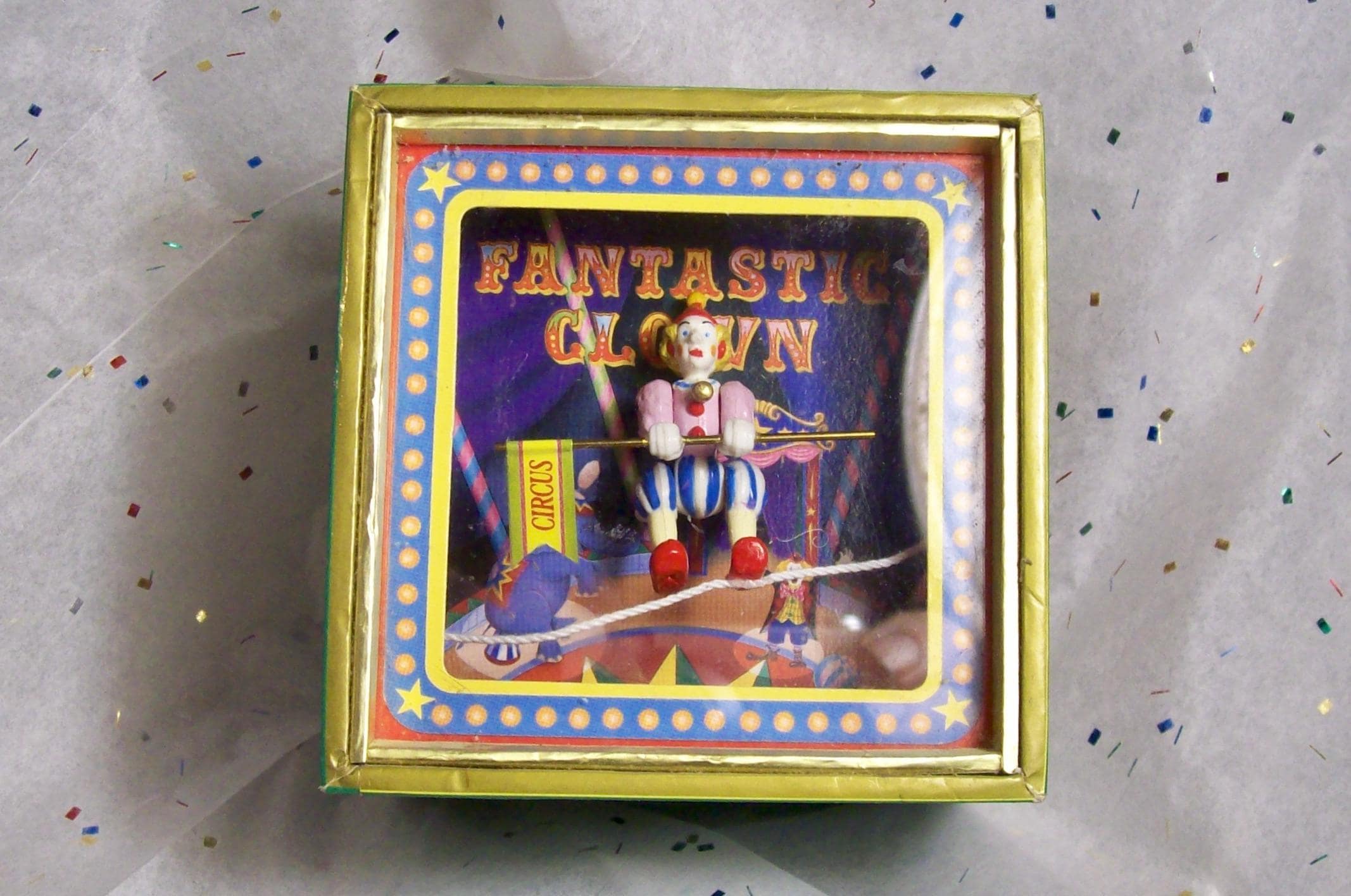 Koji Murai Clown Museum 3 Dimensional Diorama Musical Box With
