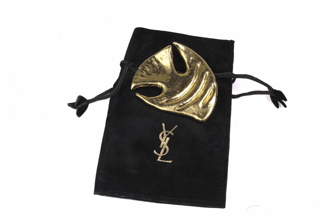 イヴ・サンローランのヴィンテージ ラージ フィッシュ ブローチ - Etsy