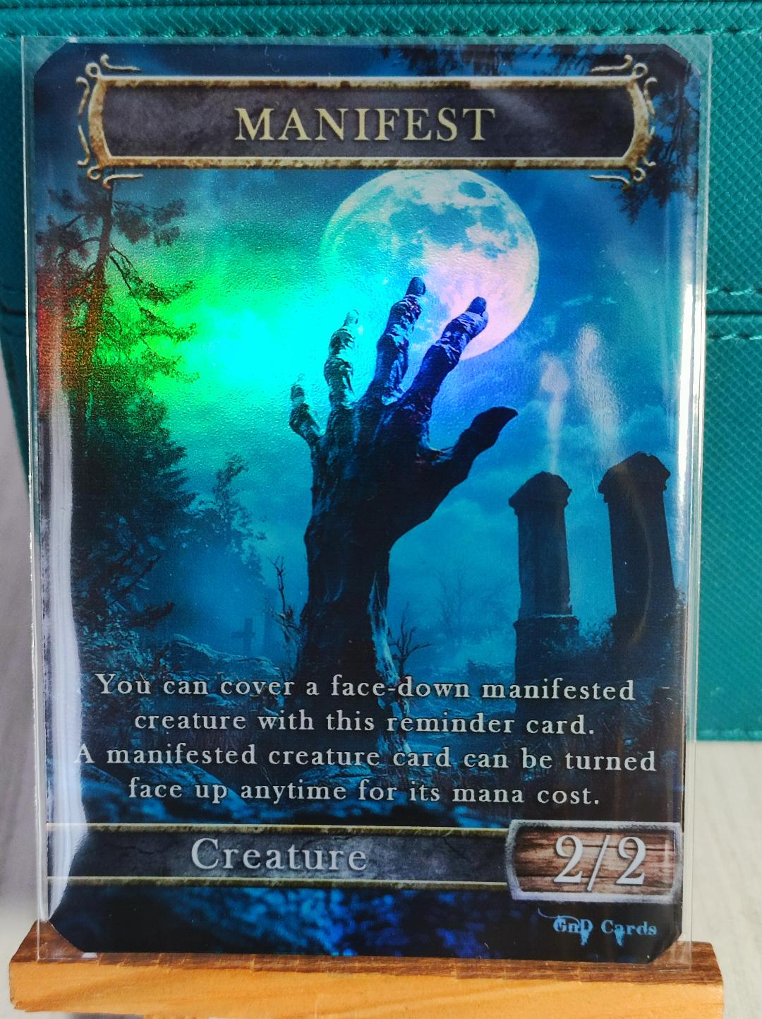 1x *Foil* マニフェスト・ドレッド カスタム改造トークン - Etsy 日本