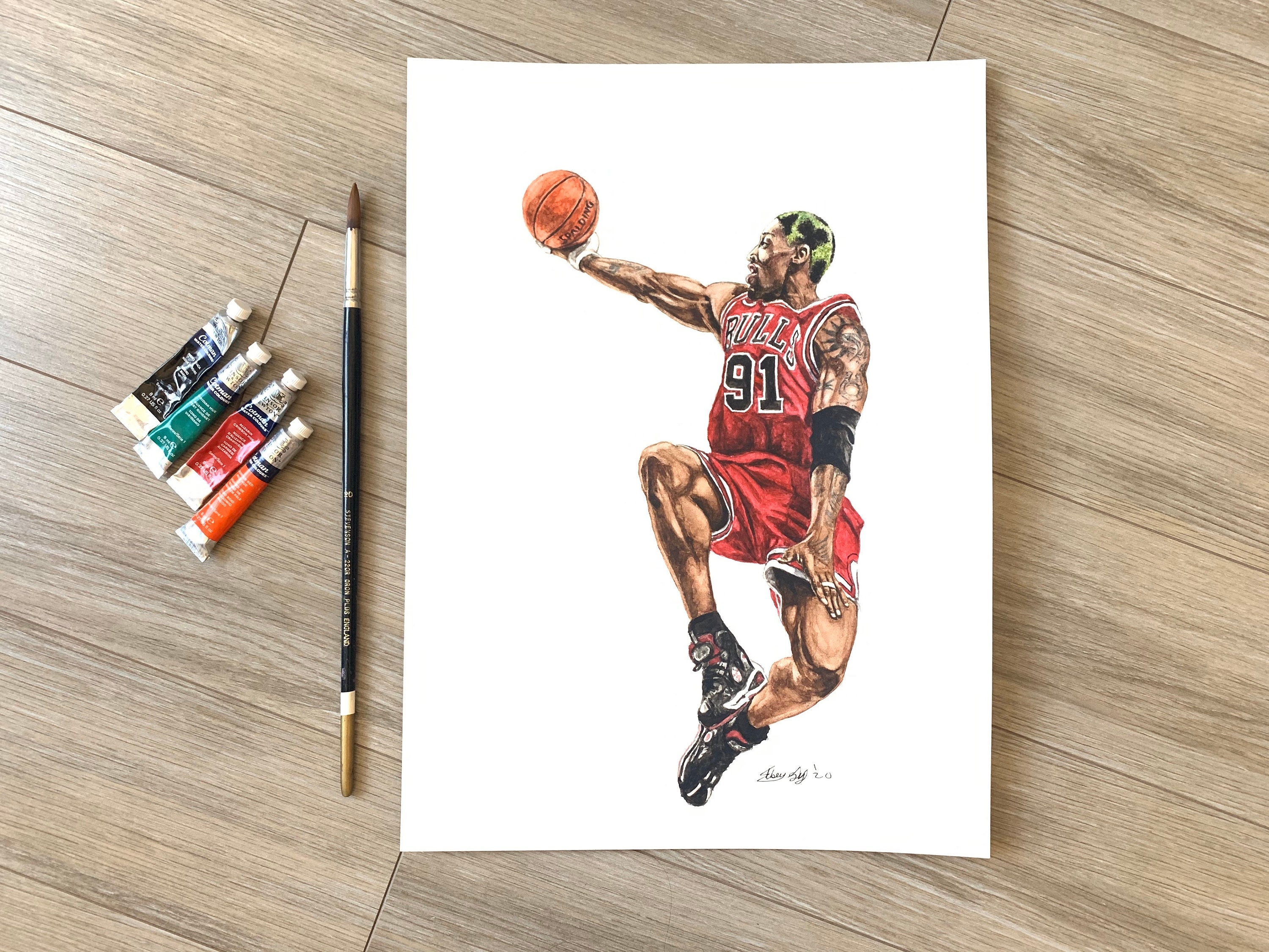 dunkshot NBA マガジン デニス・ロッドマン ポスター dunkshot NBA