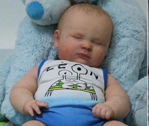 Reborn Baby JOSEPH ASLEEP by Jackie Joly, 23 Inches, 3 Months in