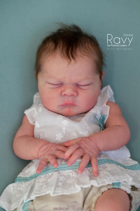 Reborn Baby RAVY by Priscila Lopez 21.5 Inches With Full Limbs