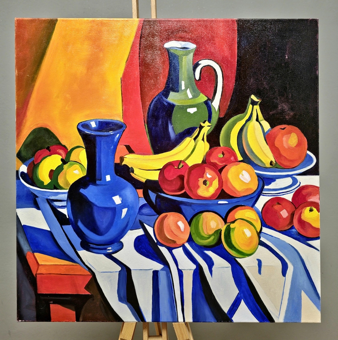 油絵 菅家令子 絵 絵画インテリア 額付(白) uF6-120309 静物 果物 油絵