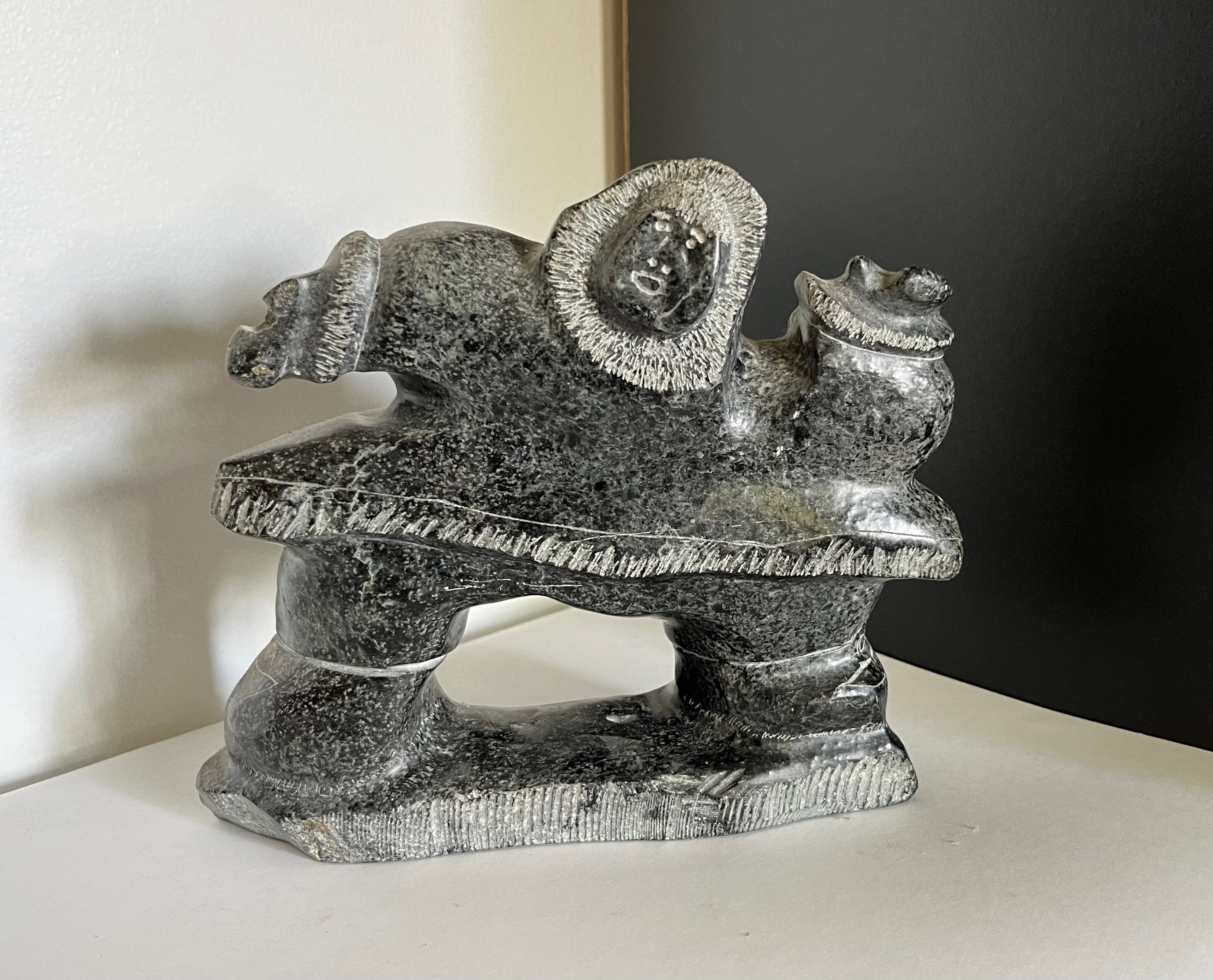 Vintage Joe Kavik Rankin Inlet Soapstone Inuit Carving - Etsy