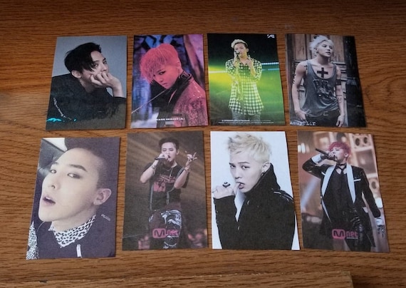 G-dragon Fanmade Kpop Bias Photocards (will Use Updated Photos) - Etsy