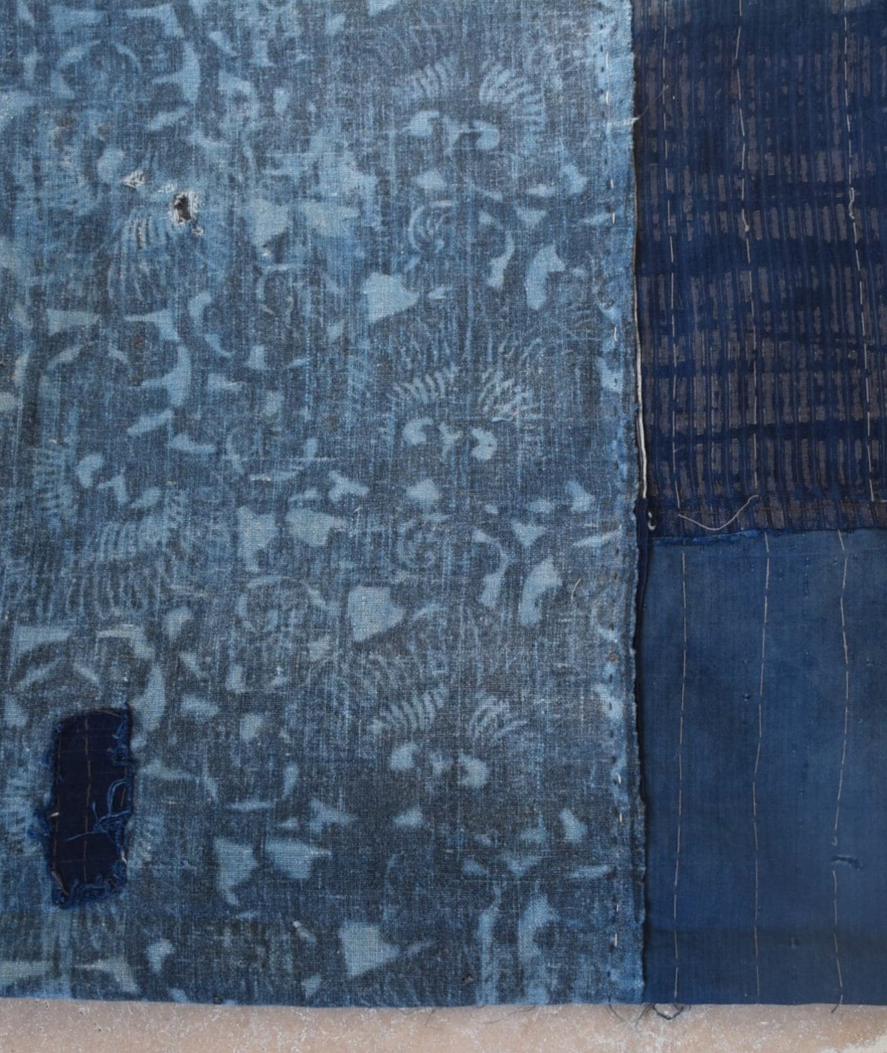 アンティークな日本の藍染めボロ布 - 大判 - Etsy 日本