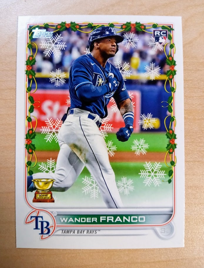スポーツ選手 2022 Topps Green Ref 99 Wander Franco RC スポーツ選手