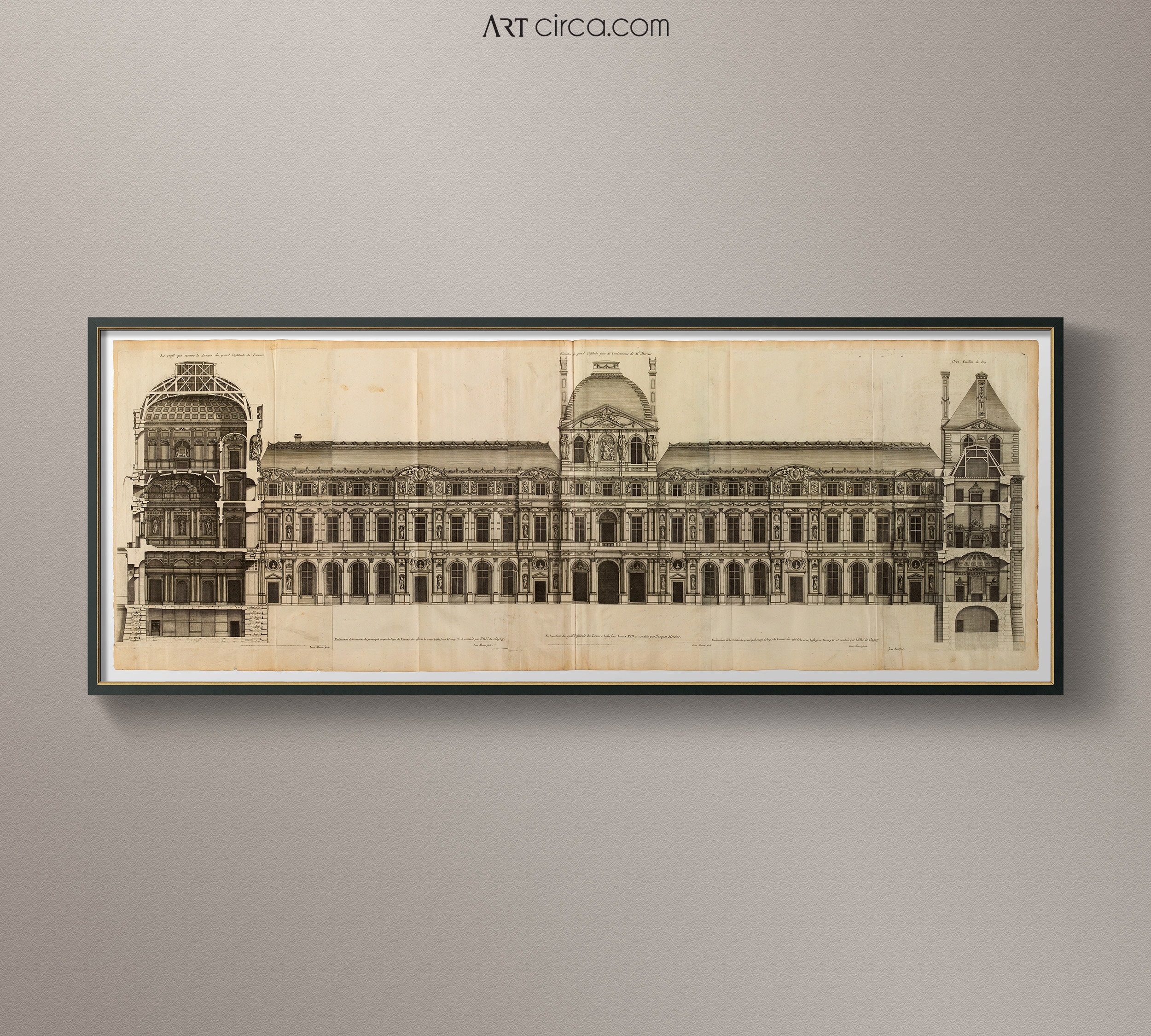 ルーブル美術館刻印あり 深森 版画 ルーブル美術館刻印あり 深森 版画