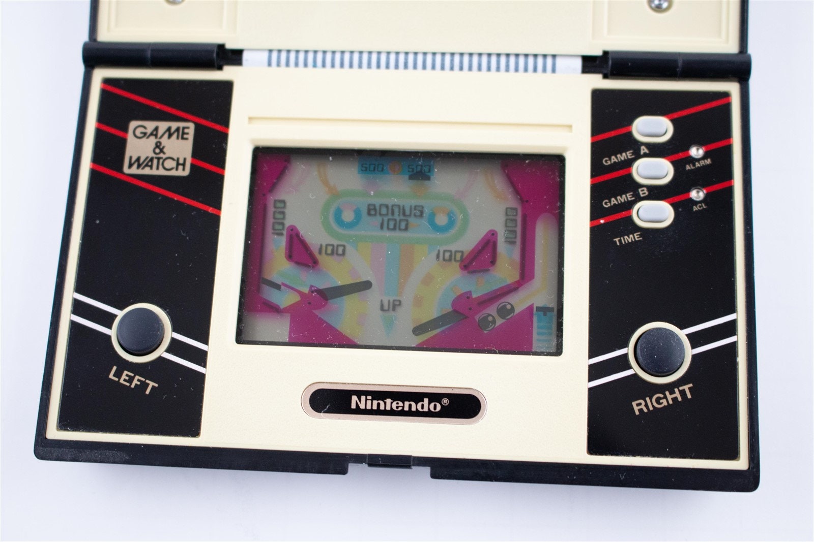 Nintendo Game & Watch Pinball Vintage 1983 Handheld Dual Screen