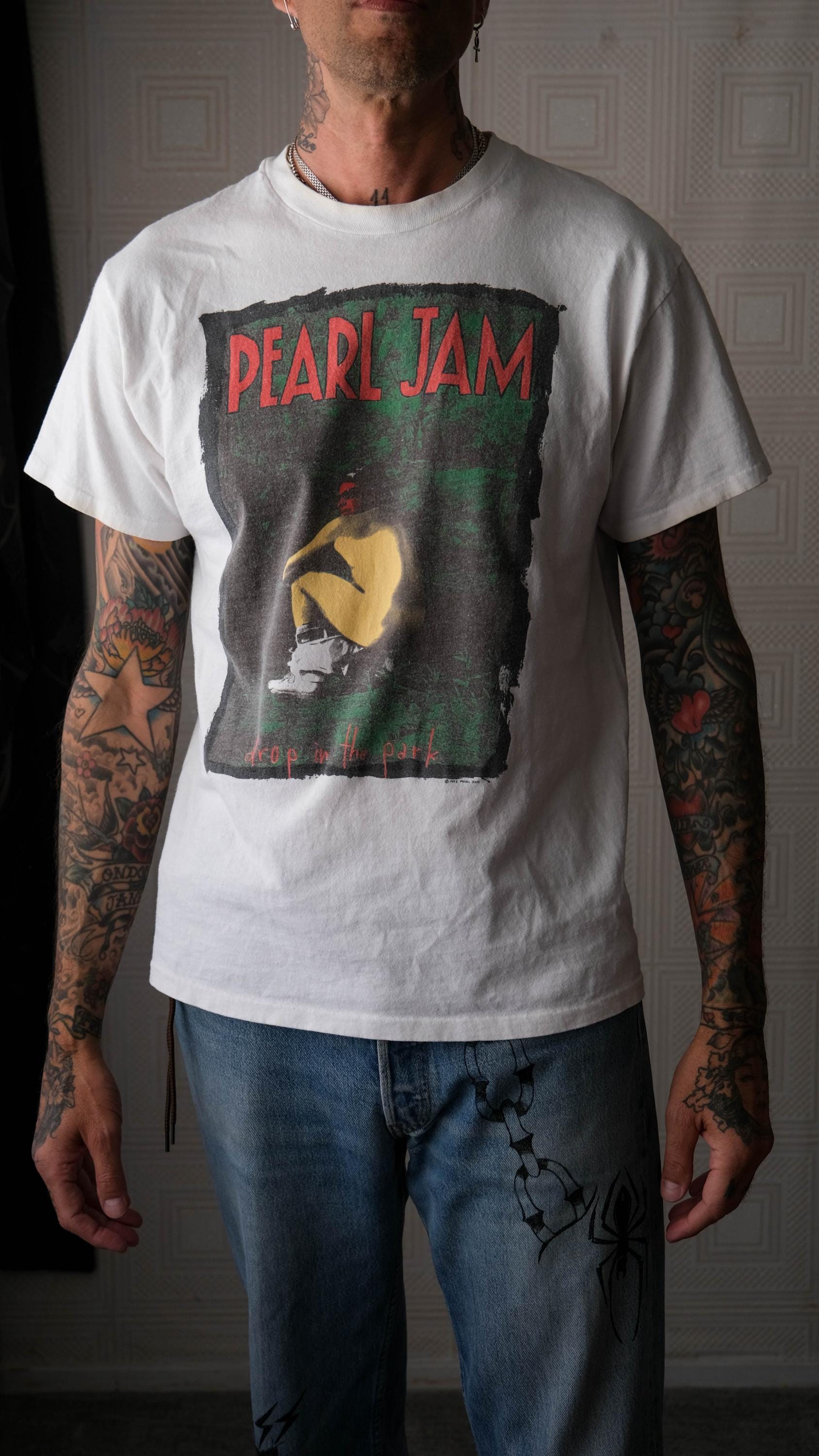 Vintage 90s PEARL JAM 1992 Drop in the Park Single Stitch Concert