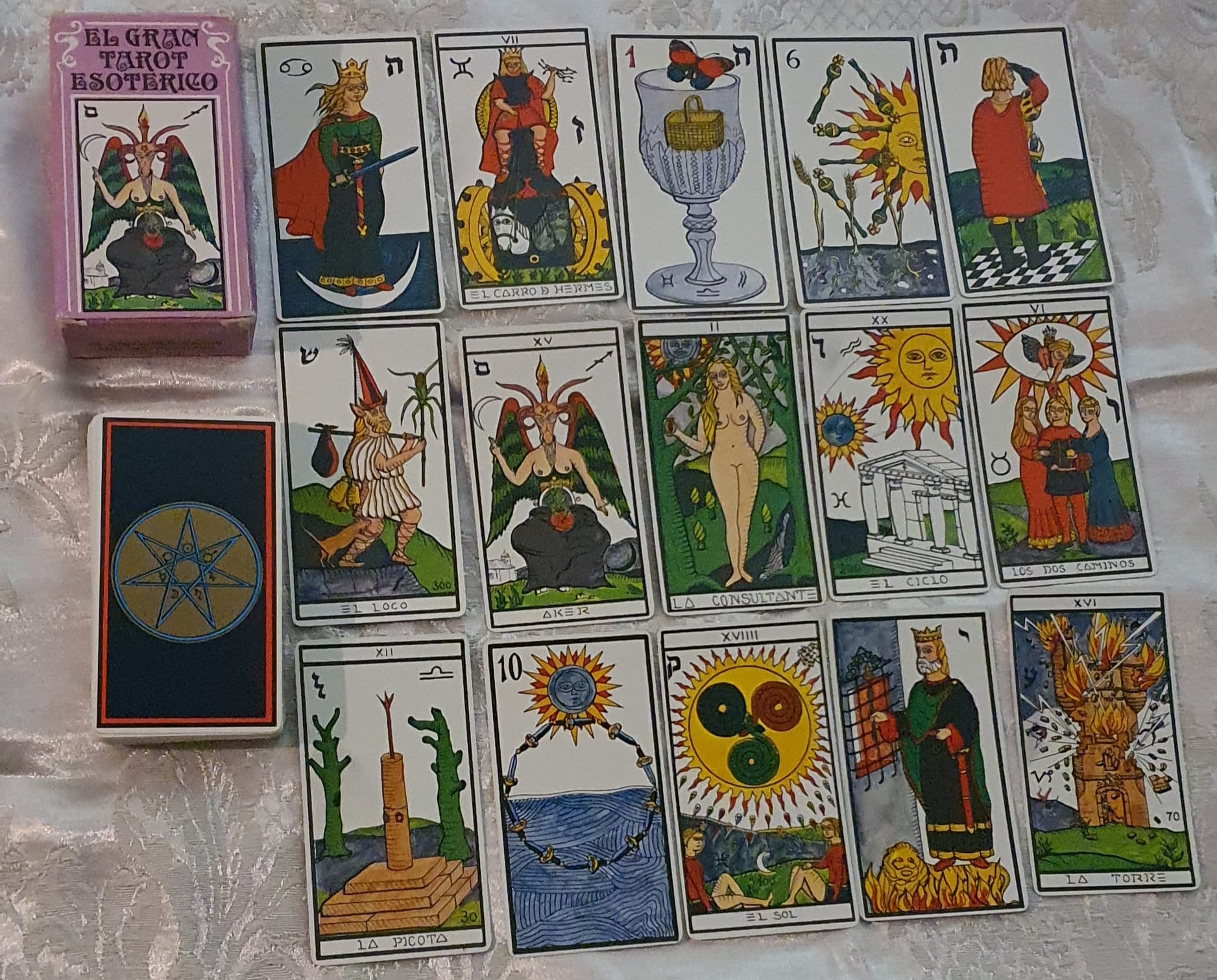 El Gran Tarot Esoterico 1992 Fournier Rare - Etsy