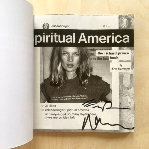 Spiritual America - the Richard Prince Book SIGNED DELUXE EDITION