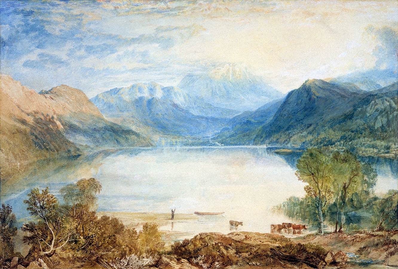 アート・デザイン・音楽 TURNER ON LANDSCAPE Landscape with River