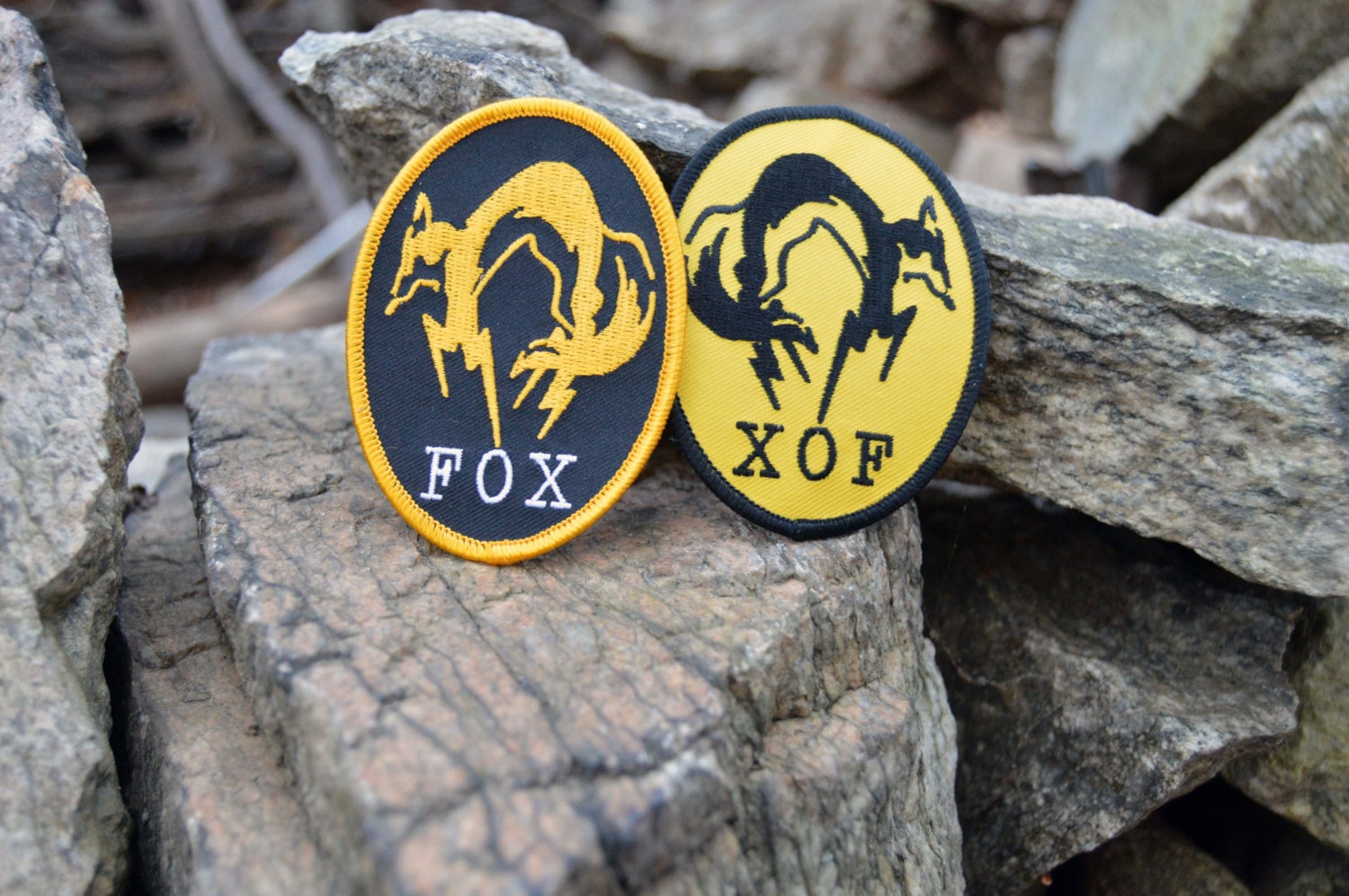 XOF FOX パッチセット アイロン接着 メタルギアソリッドV ファントム