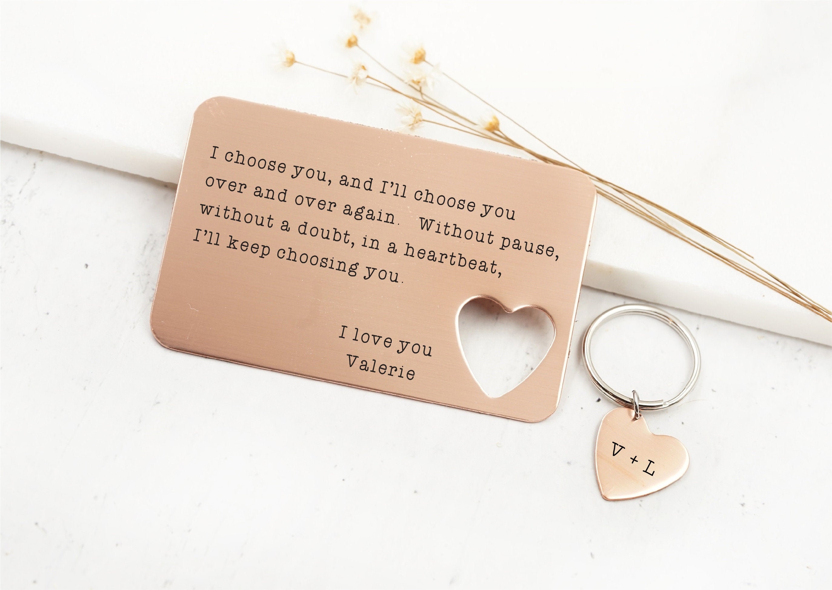 Best Gift- Anniversary Gift for Boyfriend- Permanent Love Letter