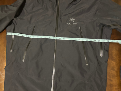 Arc'teryx Alpha SL Jacket Mens XL Black Hooded Gore-Tex Paclite