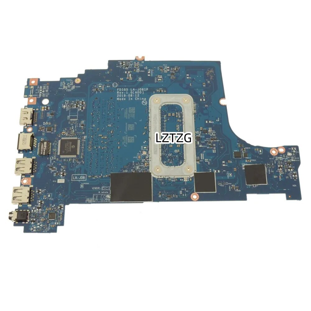 LA-J081P For DELL Inspiron 3493 3593 5593 Motherboard CPU I3