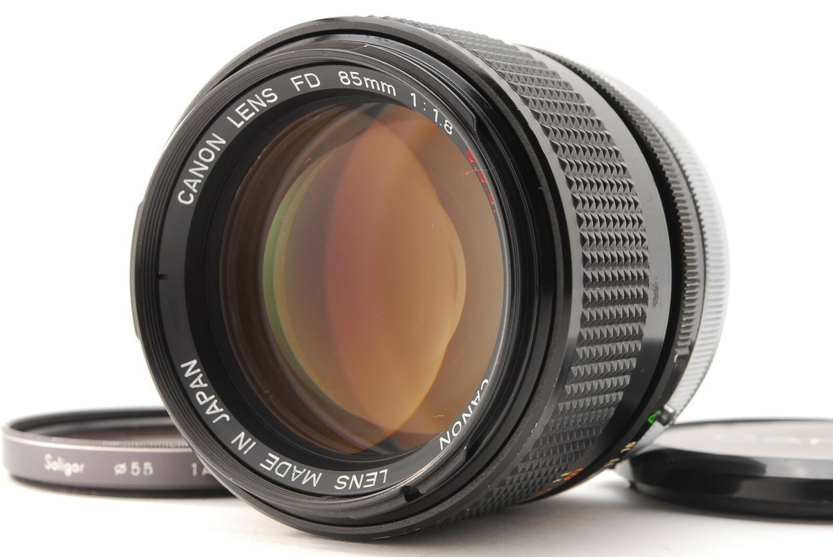 NEAR MINT] Canon FD 85mm f/1.8 S.S.C. SSC MF Portrait Lens From