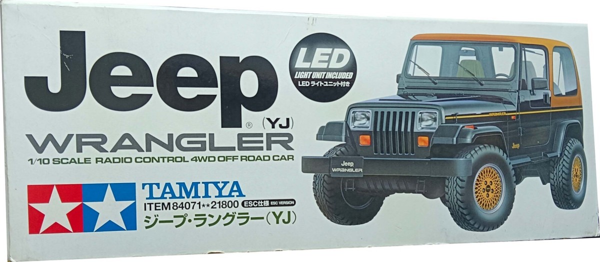Vintage NIB Tamiya 84071 - 1/10 R/C Jeep Wrangler YJ (CC-01) 4WD