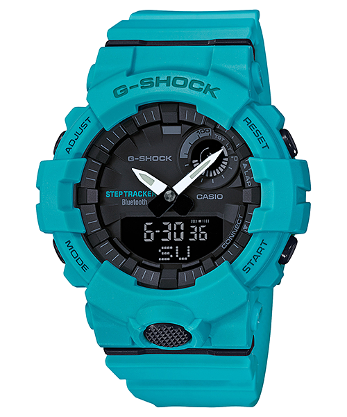GBA-800-2A2 Casio G-Shock G-SQUAD Bluetooth® Blue GBA800-2A2 | eBay