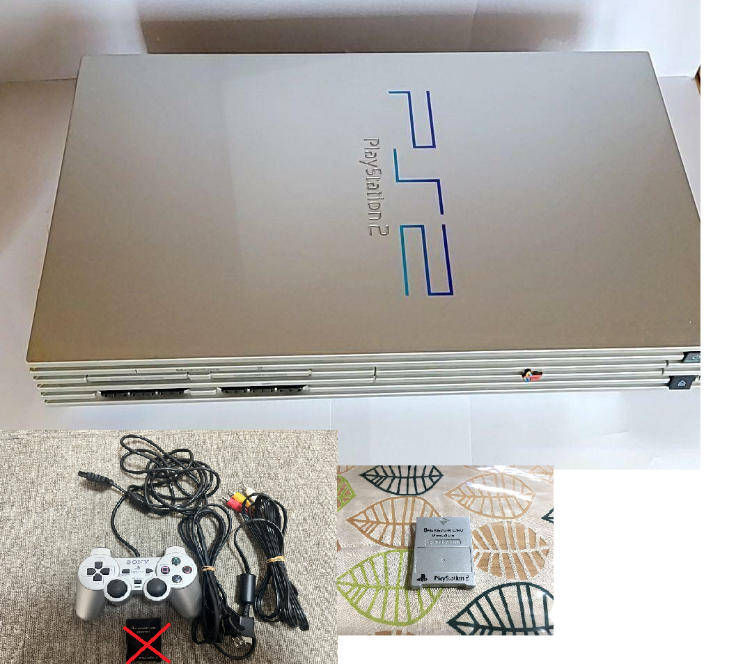 SONY PS2 PlayStation 2 SCPH-39000 SILVER Game Console Japanese