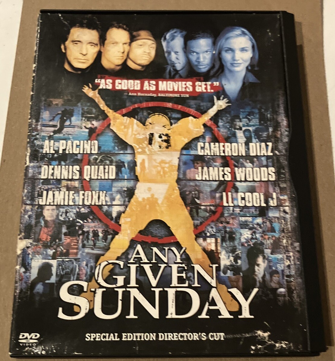Any Given Sunday DVD Al Pacino-Cameron Diaz-Dennis Quaid-james
