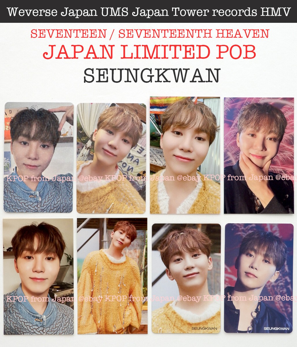 SEUNGKWAN SEVENTEEN SEVENTEENTH HEAVEN JAPAN POB Photocard CARAT