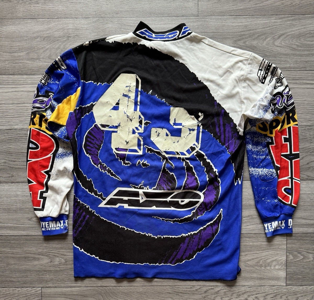 Vintage 90s AXO Sport Motocross Jersey Men's Size Medium With
