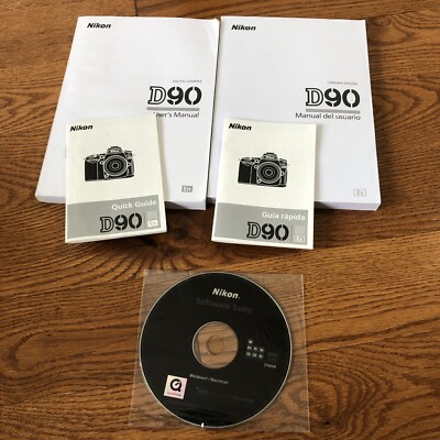 Nikon D90 Kit 18-105mm f/3.5-5.6G ED VR Lens Original Box | eBay