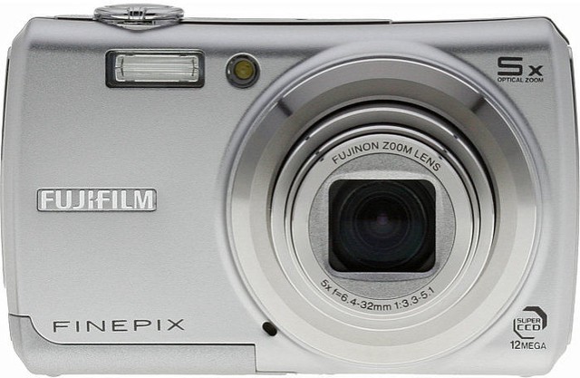 Fujifilm FinePix F Series F100fd 12.0MP Digital Camera - Silver