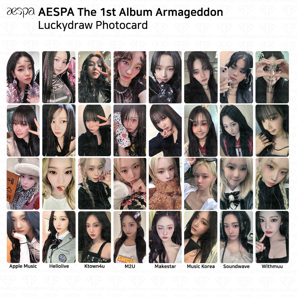 Aespa The 1st Album Armageddon Apple Music Makestar M2u Luckydraw