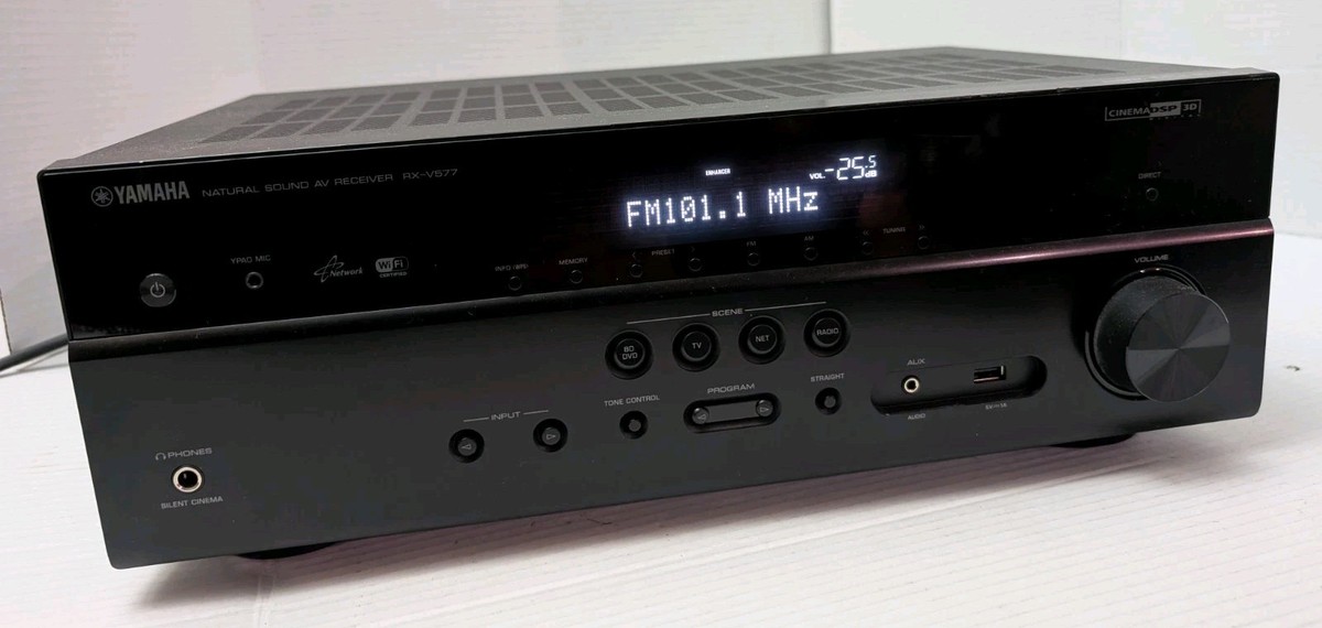 Yamaha RX-V577 7.2-channel Wi-Fi Network AV Receiver with AirPlay