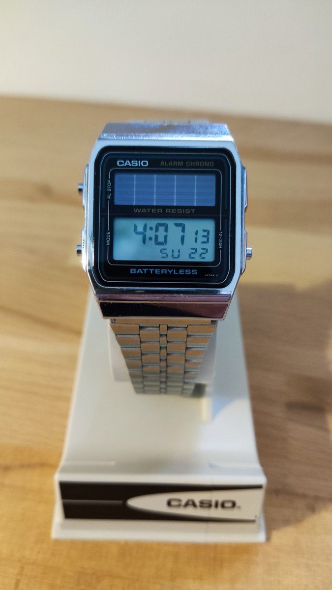 Casio AL-180 (2505) Solar Retro Watch made in Japan | eBay