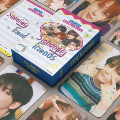 55pcs Set TXT DECO KIT 2025 STALIONERY FRIENDS Lomo Cards