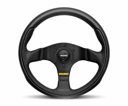 MOMO TEAM 280mm Steering Wheel Leather TEA28BK0B 