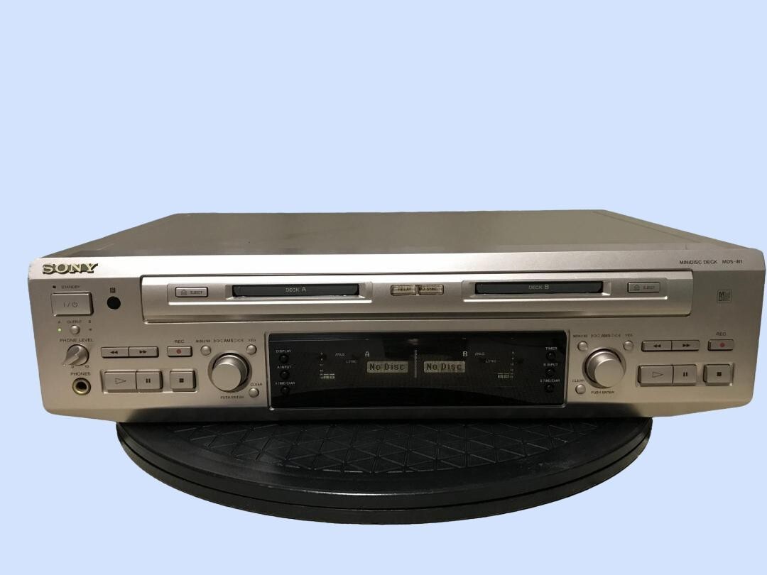 Sony MDS-W1 Md Mini Disc Deck Player Recorder Audio Components | eBay