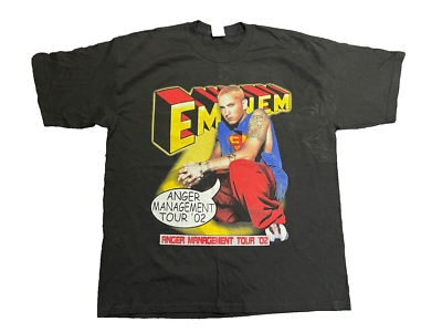 Vintage Eminem Anger Management Tour 2002 T-Shirt Size XL RARE Rap