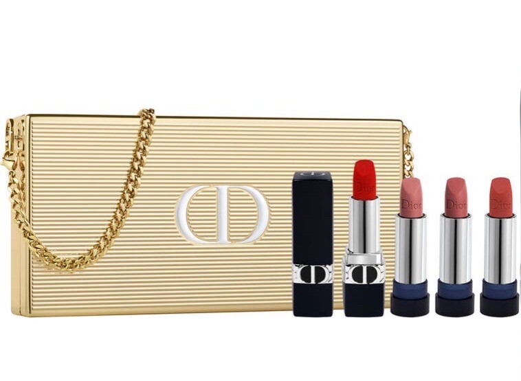 Dior ROUGE DIOR MINAUDIÈRE CLUTCH LIMITED EDITION Holiday Set