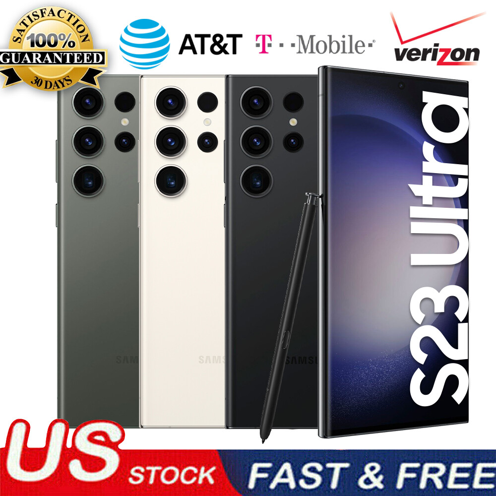 NEW SEALED SAMSUNG GALAXY S23 ULTRA 5G 512GB/256GB+12GB FACTORY