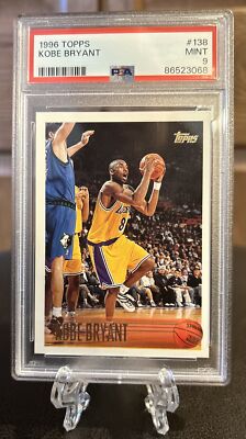 Kobe Bryant ROOKIE 🔥 1996 Topps #138 RC 🔥 PSA 9 MINT Lakers HOF