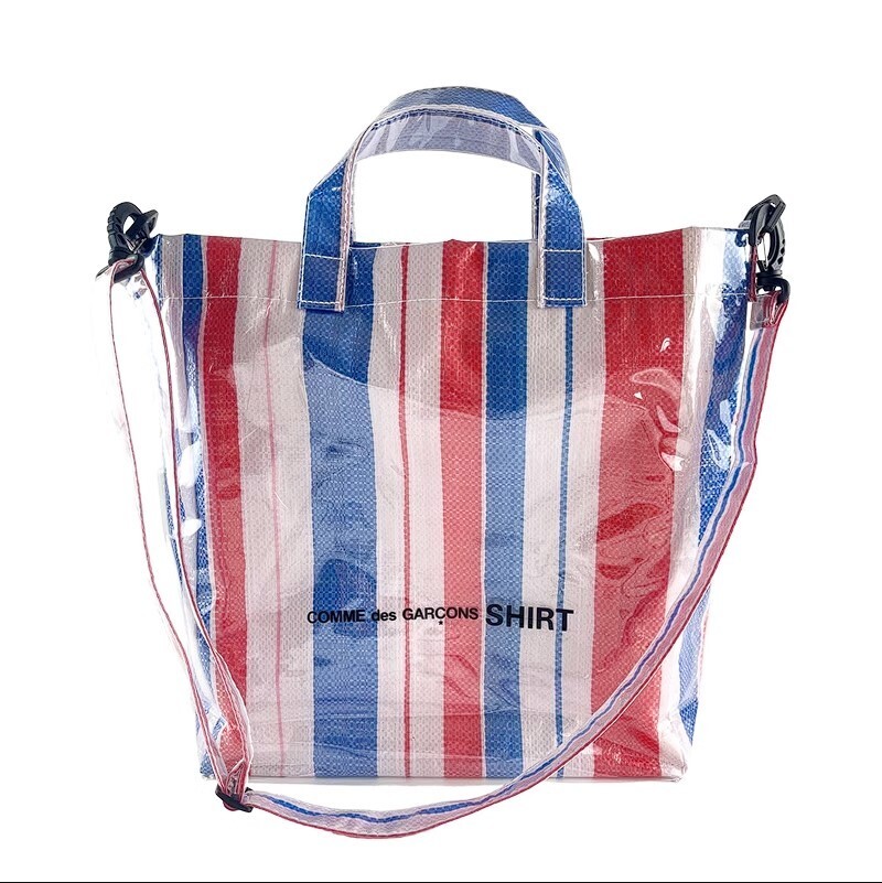 PVC CDG SHIRT TOTE SHOULDER HAND BAG | eBay